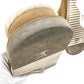 LOUIS VUITTON LV logo clogs with fur Shoes shoes Sandals Leather / fur Beige/White Used