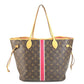 LOUIS VUITTON M41178 Monogram Neverfull MM Neverfull MM Bag Tote Bag shawl Shoulder Bag MonogramCanvas Pivoonne Brown/pink Used