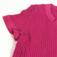 CHANEL P40365 CC CC Mark Logo Knit Short Sleeve Apparel One-piece Dress cotton / silk pink Used