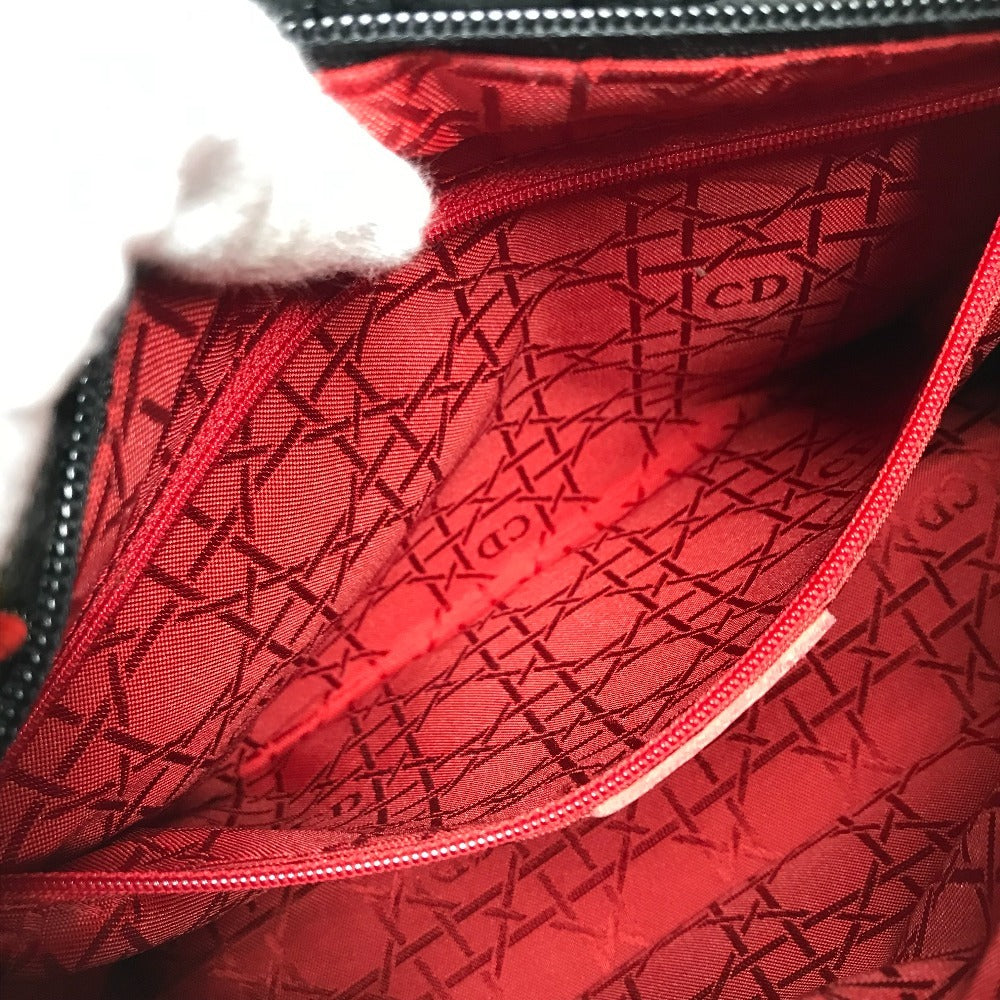 Dior Cannage Lady CHRISTIAN DIOR lady dior Handbag, bag, tote bag Hand Bag Nylon Black Used