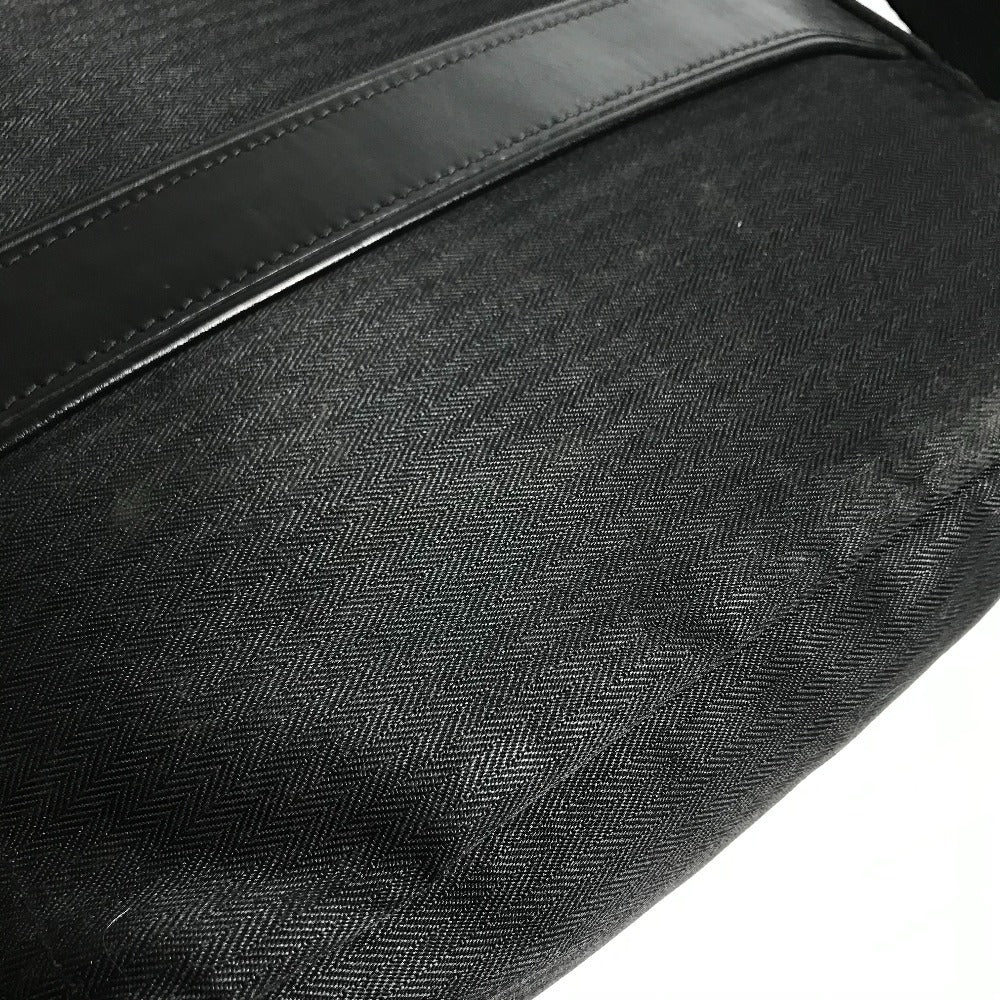 HERMES Acapulco Bandouliere Bag Crossbody Pochette Shoulder Bag cotton Black Used