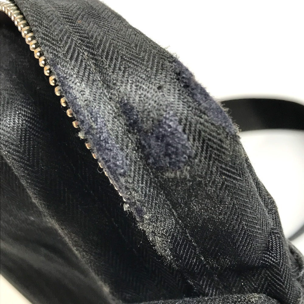 HERMES Acapulco Bandouliere Bag Crossbody Pochette Shoulder Bag cotton Black Used