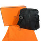 HERMES Acapulco Bandouliere Bag Crossbody Pochette Shoulder Bag cotton Black Used
