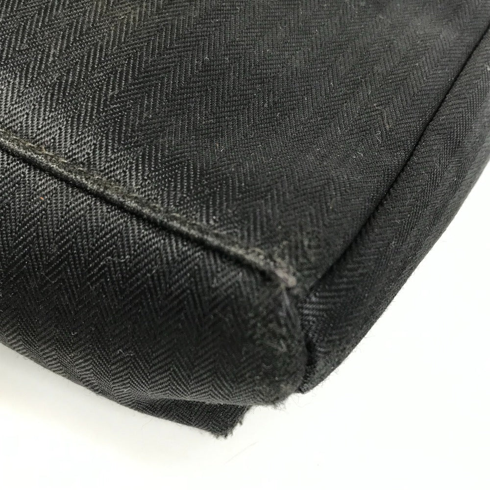 HERMES Acapulco Bandouliere Bag Crossbody Pochette Shoulder Bag cotton Black Used