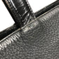 VERSACE vintage Sunburst logo Bag Tote Bag shawl Shoulder Bag Leather Black Used