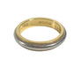 TIFFANY&Co. K18 Gold 18K Platinum Combination Milgrain Accessories Jewelry Combination Ring YG750 / Pt950 Gold/Silver Used