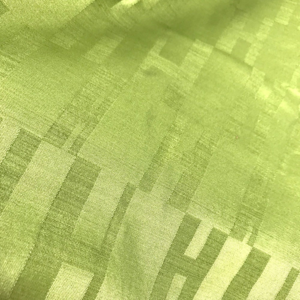 HERMES H logo shawl Scarf Stole/Shawl silk / wool Green Used