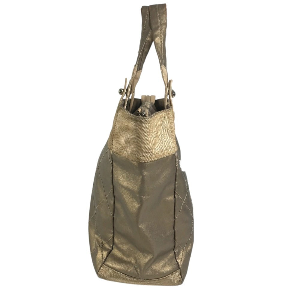 CHANEL Paris Biarritz MM Paris Biarritz MM Tote Bag shoulder bag Shoulder Bag Leather/Canvas GoldBased Used