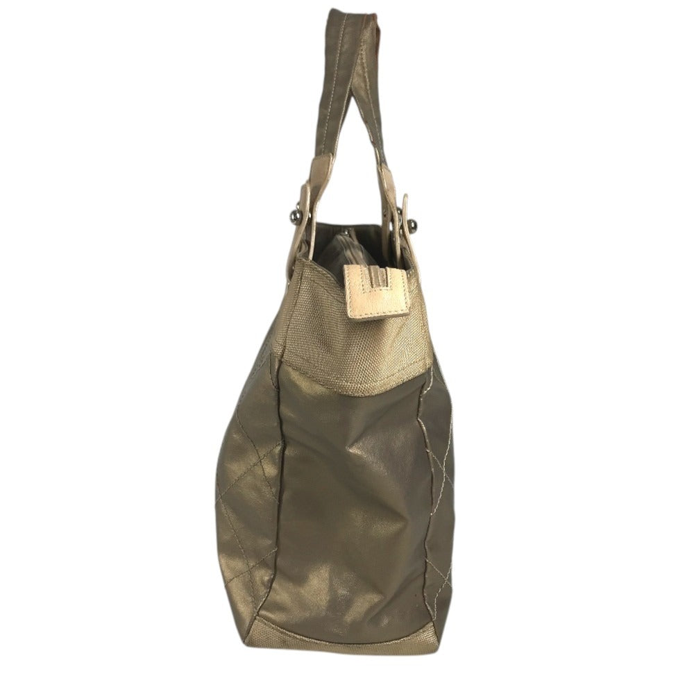 CHANEL Paris Biarritz MM Paris Biarritz MM Tote Bag shoulder bag Shoulder Bag Leather/Canvas GoldBased Used