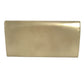 CARTIER Logo happy birthday Long Wallet Flap Long Wallet Leather Gold Used