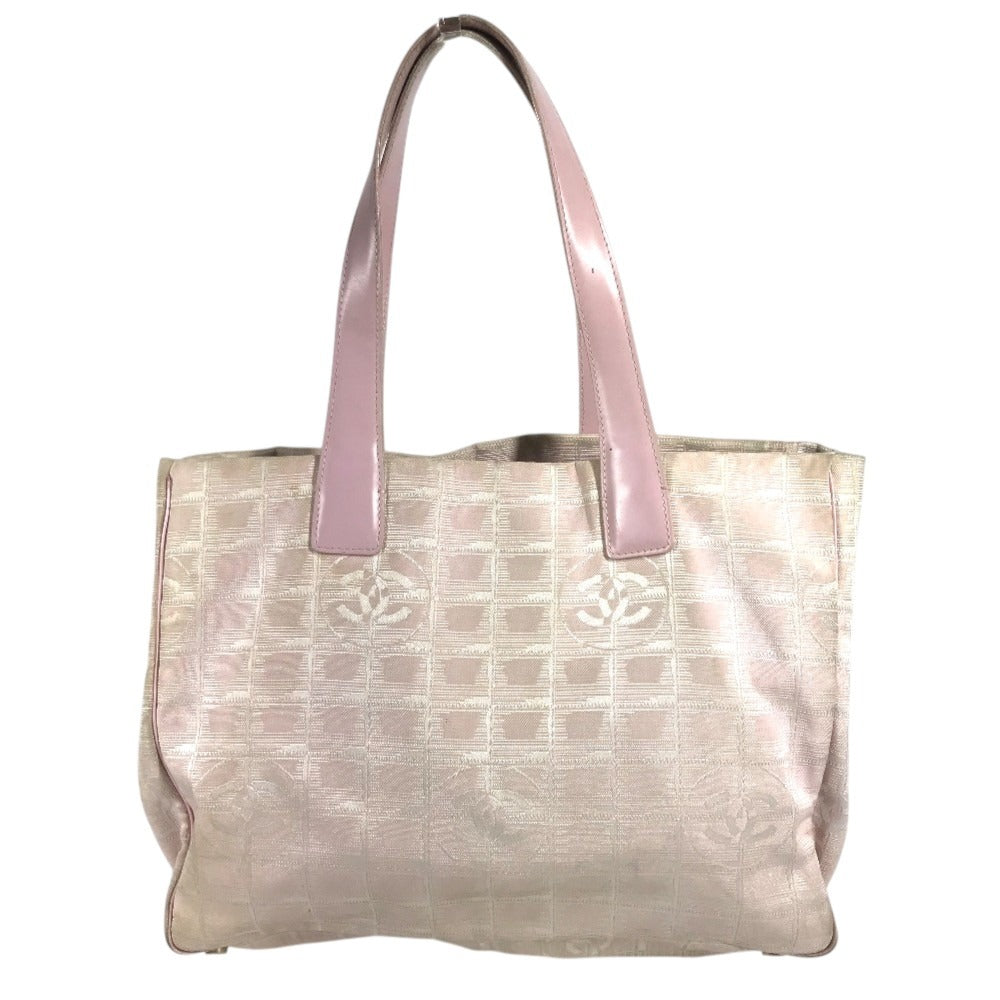 CHANEL A15991 CC CC Mark logo New Travel Line MM New Travel Line MM Shoulder bag, handbag, shoulder bag Tote Bag Nylon canvas / Leather pink Used