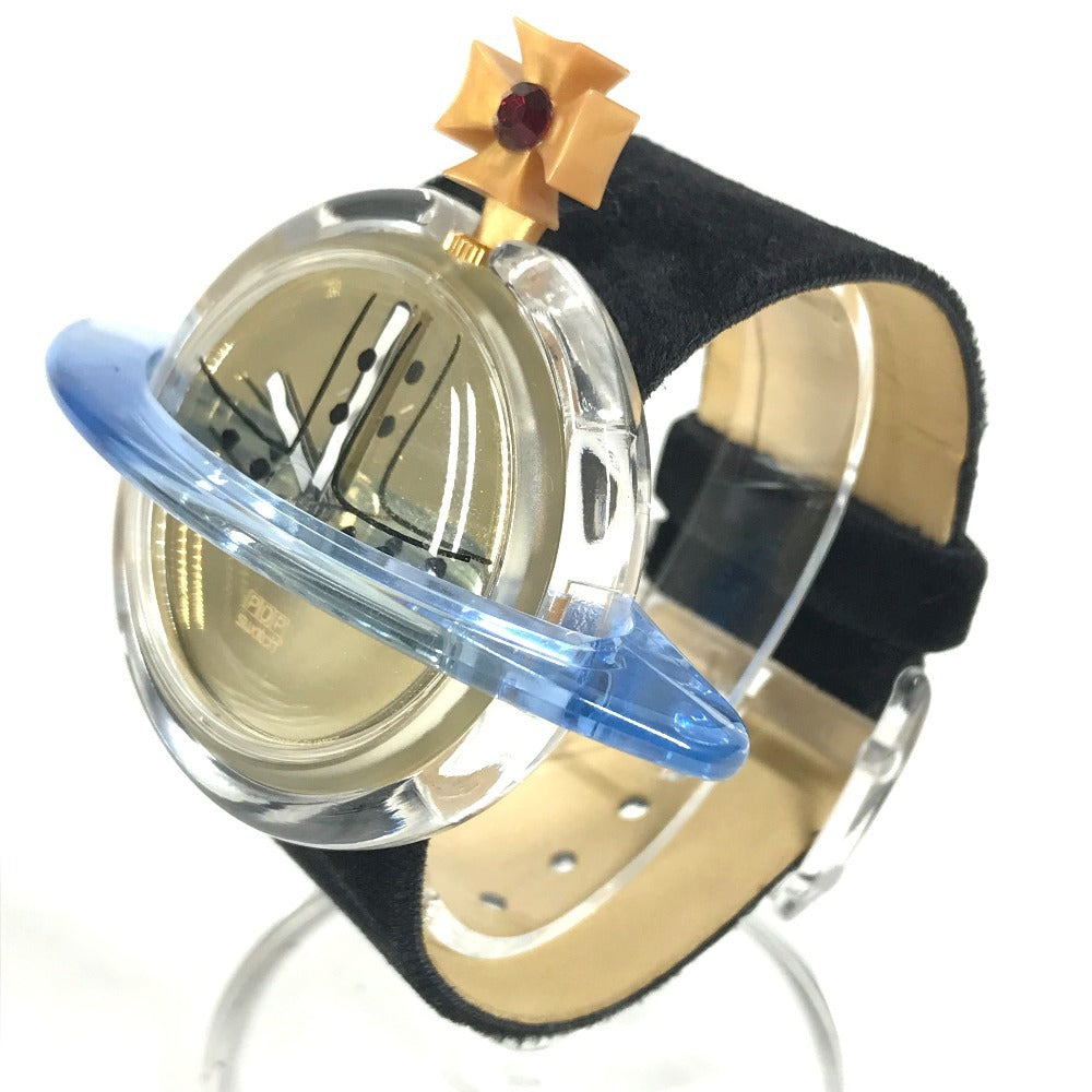 Swatch 不明 Vivienne Westwood collaboration Pop Aube 1993 Men's Watches Women's Watches Wristwatch Plastic Black Used