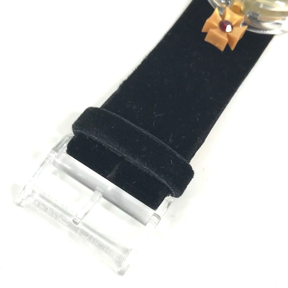 Swatch 不明 Vivienne Westwood collaboration Pop Aube 1993 Men's Watches Women's Watches Wristwatch Plastic Black Used