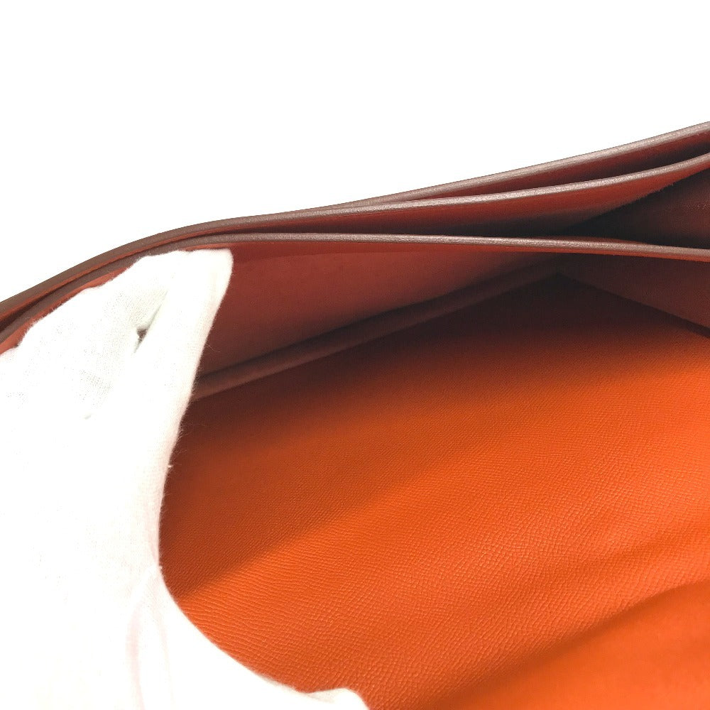 HERMES Sac à de Peches 38 Sac à de Peches 38 Tote bag, shoulder bag, handbag, document bag Business bag Epsom Orange/SilverHardware Used