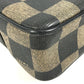 FENDI vintage Pecan logo Bag Crossbody Pochette Shoulder Bag PVC/Leather khaki/Black Used