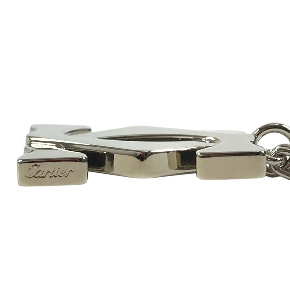 CARTIER Charm Key Holder charm logo Necklace Choker Chain Necklace Accessory Pendant top Metal Silver Used