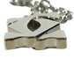 CARTIER Charm Key Holder charm logo Necklace Choker Chain Necklace Accessory Pendant top Metal Silver Used