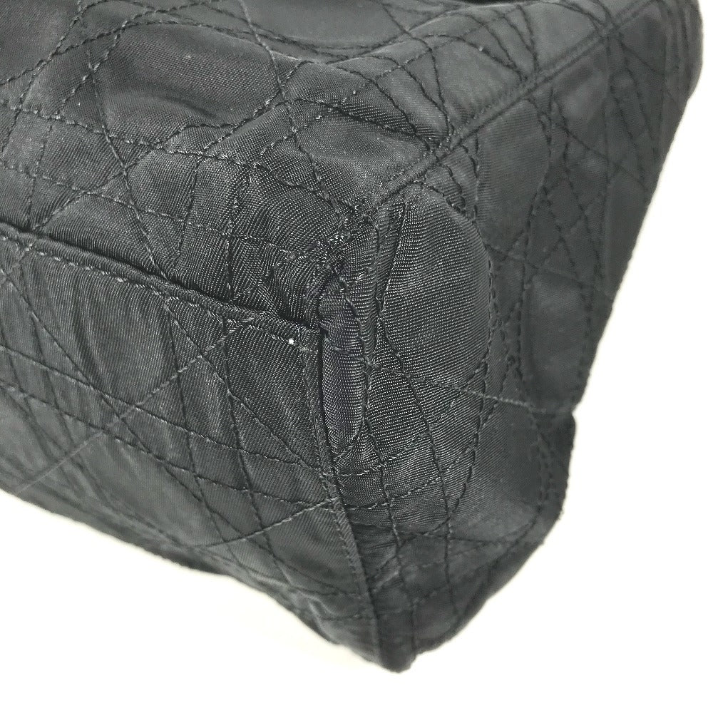 Dior 2WAY bag Shoulder Bag Cannage Lady CHRISTIAN DIOR lady dior Handbag, bag, tote bag Hand Bag Nylon Black Used