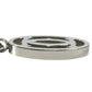 CARTIER T1220148 Charm Key Holder 2C Decor Charm Logo Necklace Choker Chain Necklace Accessory Pendant top Metal Silver Used