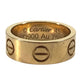 CARTIER Love Ring Accessory Jewelry Ring YG750 Gold Used