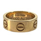 CARTIER Love Ring Accessory Jewelry Ring YG750 Gold Used