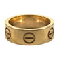 CARTIER Love Ring Accessory Jewelry Ring YG750 Gold Used