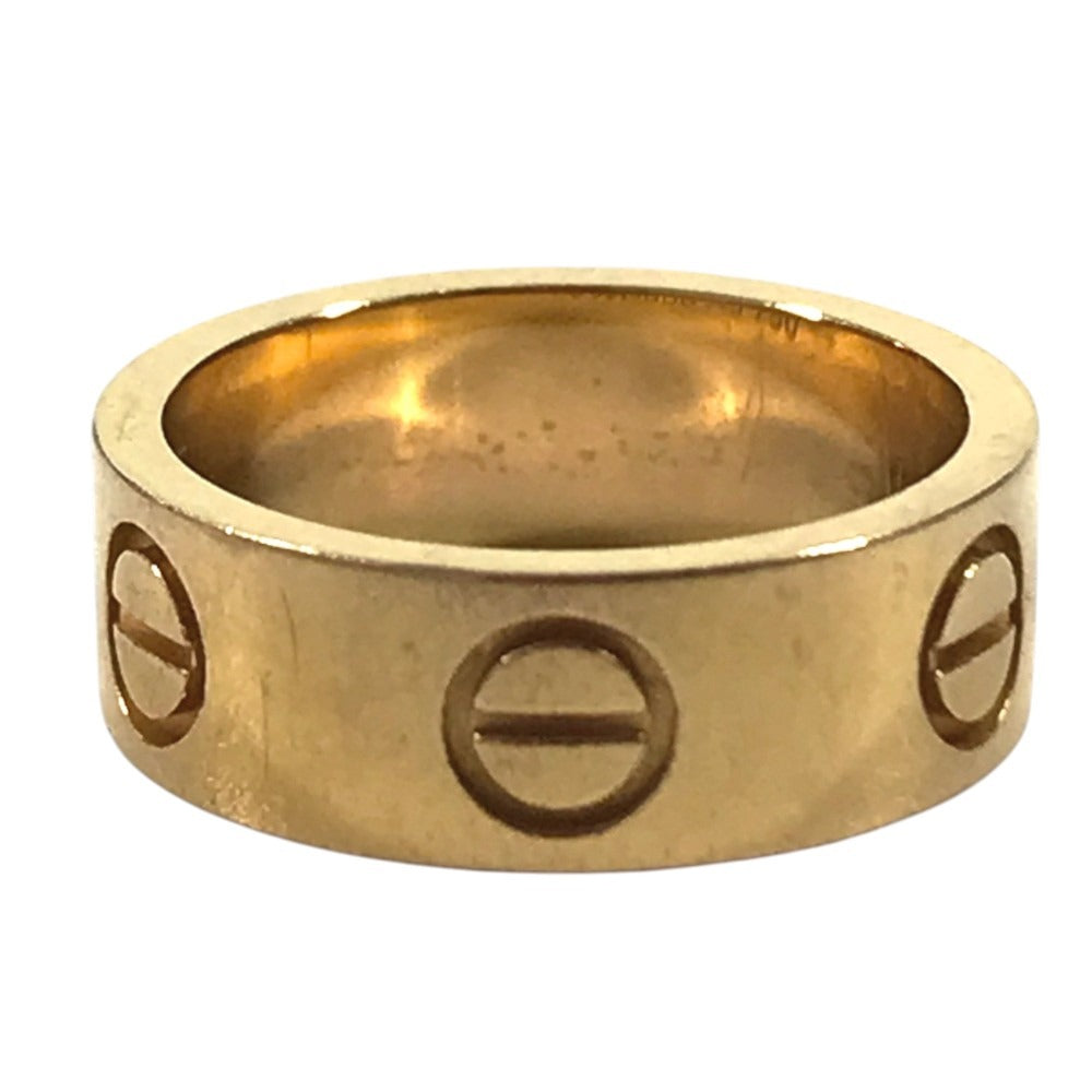 CARTIER Love Ring Accessory Jewelry Ring YG750 Gold Used