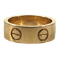 CARTIER Love Ring Accessory Jewelry Ring YG750 Gold Used