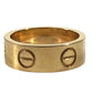 CARTIER Love Ring Accessory Jewelry Ring YG750 Gold Used