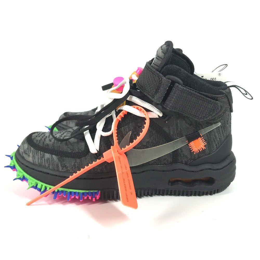 NIKE Off-White collaboration Air Force 1 Mid Shoes shoes sneakers Synthetic resin Black Used