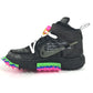 NIKE Off-White collaboration Air Force 1 Mid Shoes shoes sneakers Synthetic resin Black Used
