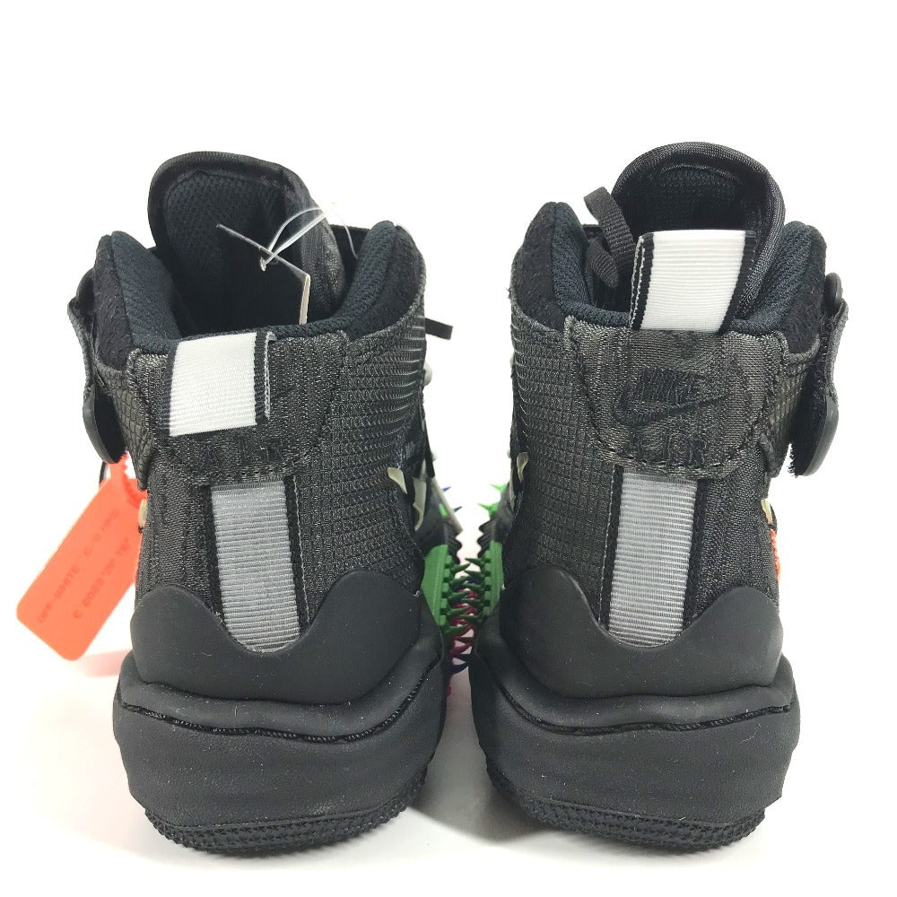 NIKE Off-White collaboration Air Force 1 Mid Shoes shoes sneakers Synthetic resin Black Used