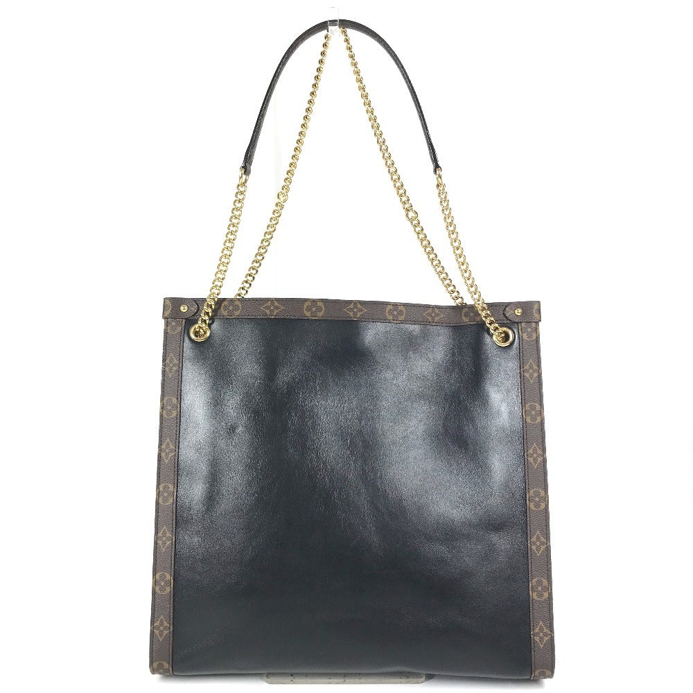 LOUIS VUITTON M13137 Monogram Nova MM Nova MM Double Chain Bag Tote Bag Shoulder Bag Shoulder Bag Leather Noir Black/Brown Used