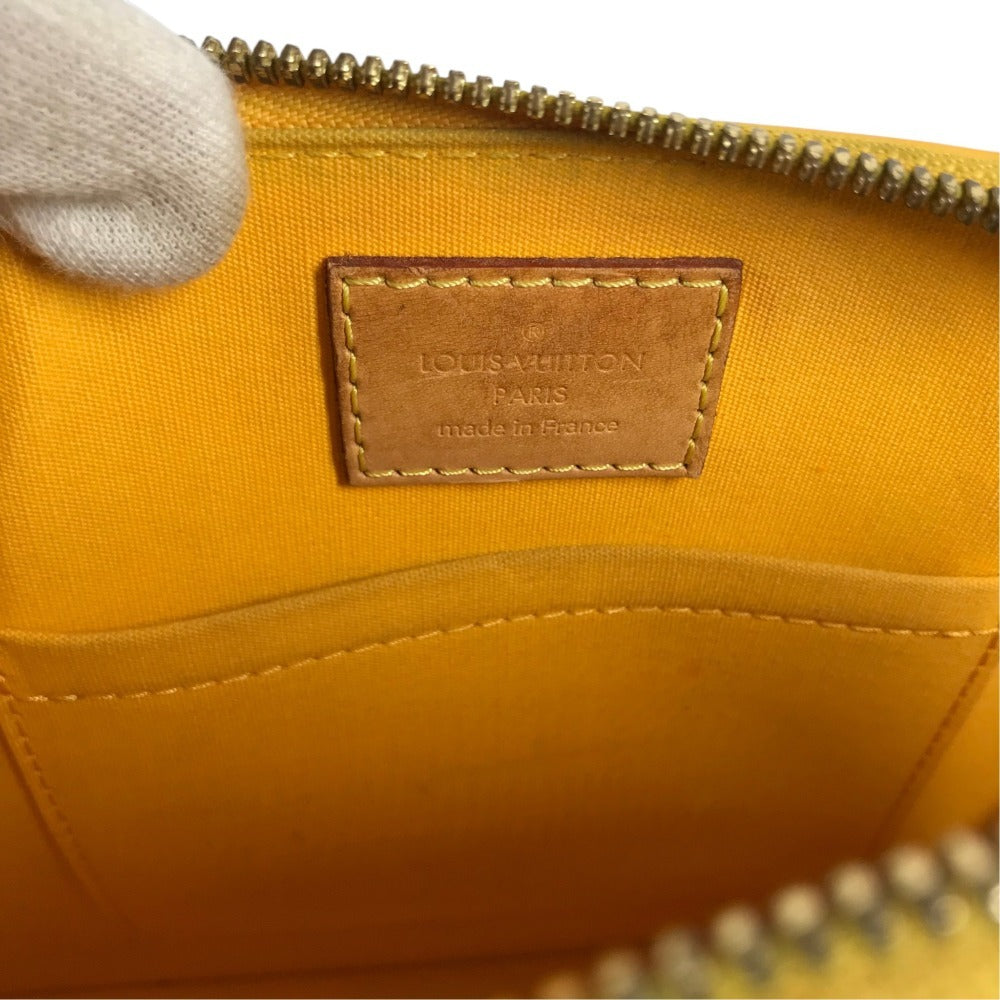 LOUIS VUITTON M91697 MonogramVernis Alma BB 2WAY bag Shoulder Bag Tote Bag Hand Bag MonogramVernis Jaune passion yellow Used