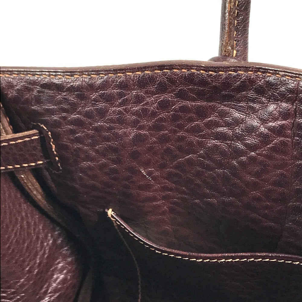 HERMES Birkin30 Birkin 30 Bag Tote Bag Hand Bag Fjord Havana Brown/SilverHardware Used