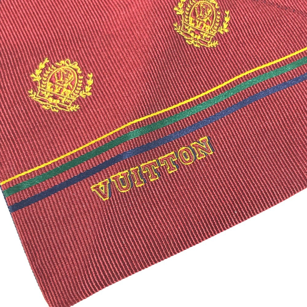 LOUIS VUITTON GI1261 Dog Bandana MM Dog Bandana MM Pet dog Collar cotton Red/Navy Used