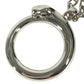 CARTIER Charm Key Holder Bag Charm Panther logo Necklace Choker Chain Necklace Accessory Pendant top Metal Silver Used