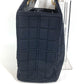 CHANEL CC CC Mark logo chocolate bar Bag Tote Bag Shoulder Bag Double Chain Chain Bag Shoulder Bag cotton Black Used