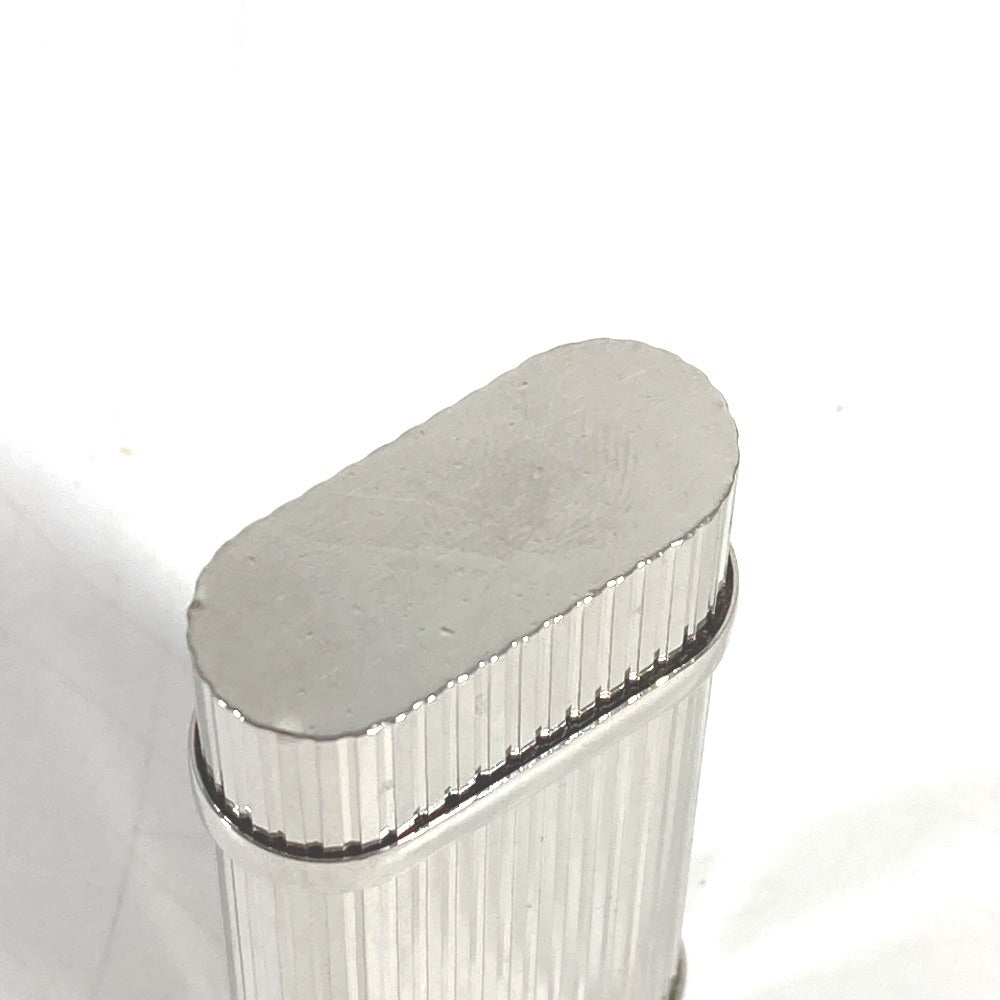 CARTIER logo Smoking accessories, cigarette smoke Lighter Metal Silver Used