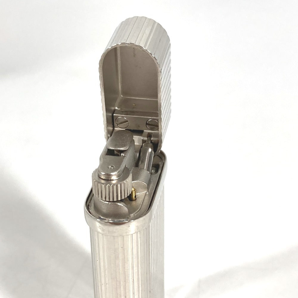 CARTIER logo Smoking accessories, cigarette smoke Lighter Metal Silver Used