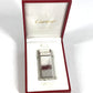 CARTIER logo Smoking accessories, cigarette smoke Lighter Metal Silver Used