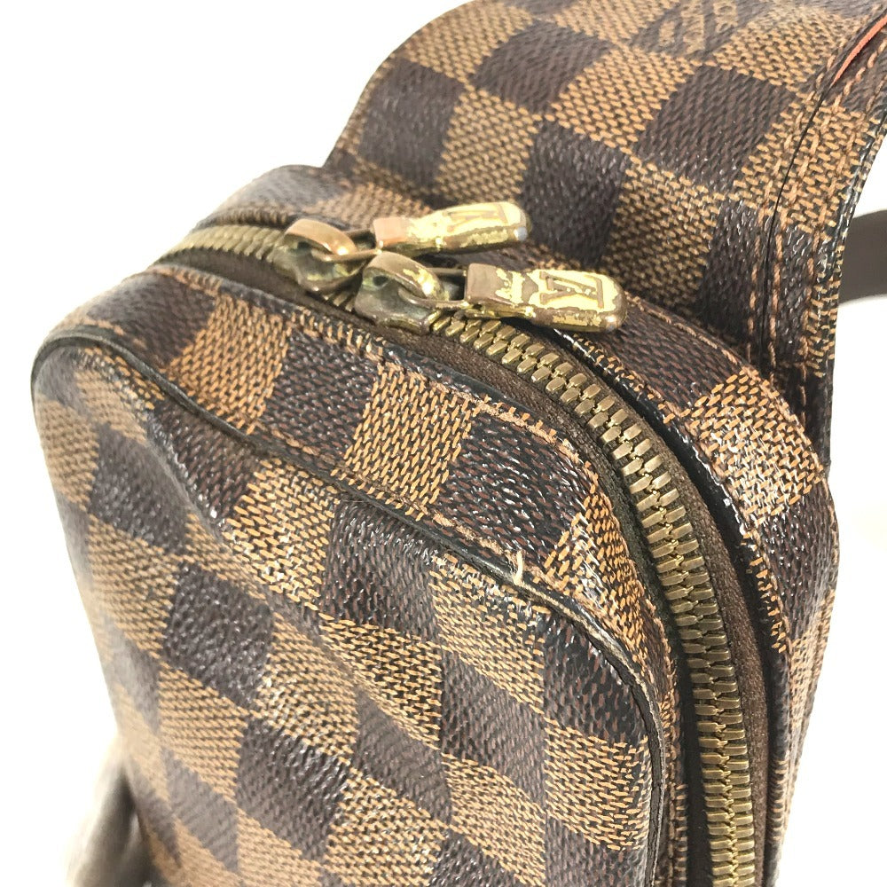 LOUIS VUITTON N51994 Damier Geronimos old Bag Shoulder Bag Waist Pouch body bag Damier Canvas Ebene Brown Used