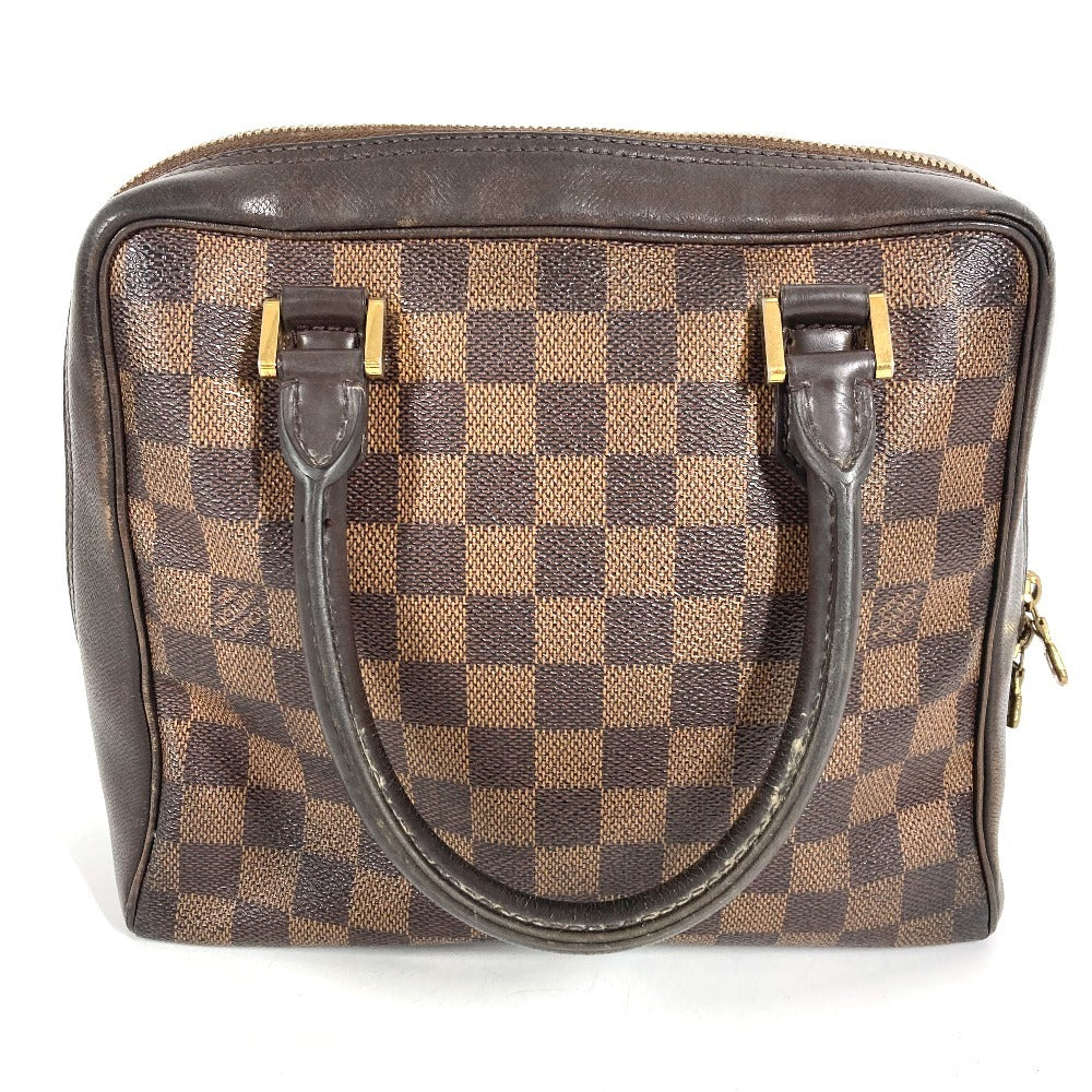 LOUIS VUITTON N51150 Damier Brera Bag Hand Bag Damier Canvas Ebene Brown Used
