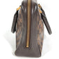 LOUIS VUITTON N51150 Damier Brera Bag Hand Bag Damier Canvas Ebene Brown Used
