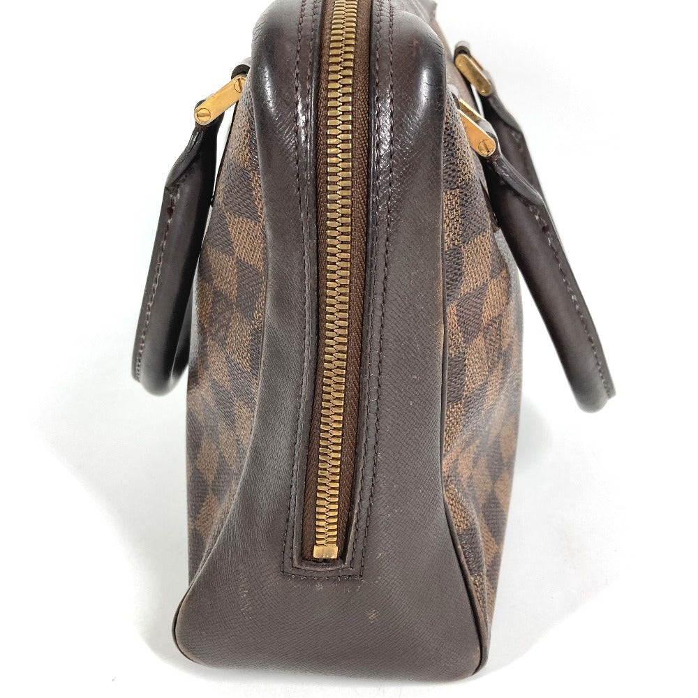 LOUIS VUITTON N51150 Damier Brera Bag Hand Bag Damier Canvas Ebene Brown Used