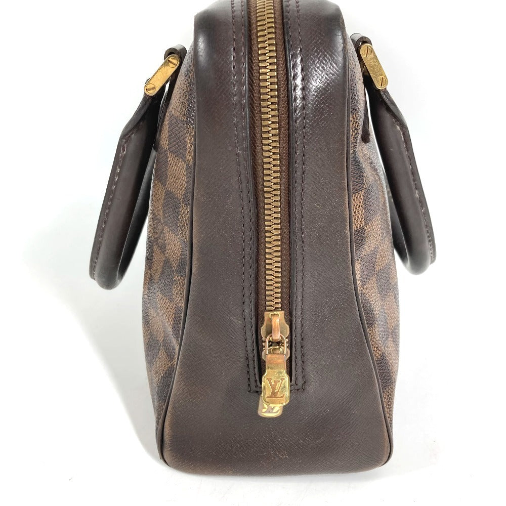 LOUIS VUITTON N51150 Damier Brera Bag Hand Bag Damier Canvas Ebene Brown Used