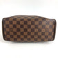 LOUIS VUITTON N51150 Damier Brera Bag Hand Bag Damier Canvas Ebene Brown Used