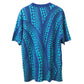 LOUIS VUITTON 不明 Kusama Yayoi Collaboration LV x YK All Over Pumpkin Crew Neck Short-sleeved apparel top, polka dot shirt, T-shirt RW232H knit cotton blue/Green Used