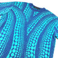 LOUIS VUITTON 不明 Kusama Yayoi Collaboration LV x YK All Over Pumpkin Crew Neck Short-sleeved apparel top, polka dot shirt, T-shirt RW232H knit cotton blue/Green Used