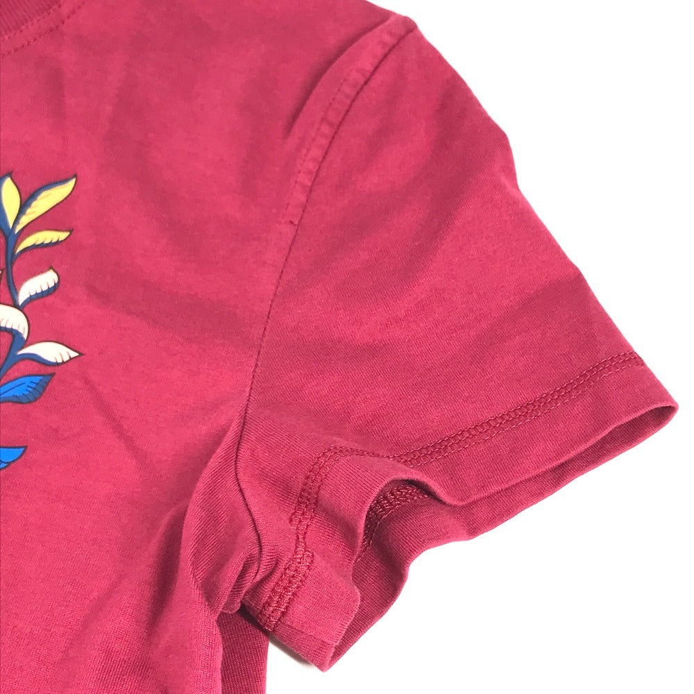 HERMES Della Cavalleria logo H logo top, short-sleeved apparel Shirt T-shirt Short sleeve T-shirt cotton Red/Multicolore Used